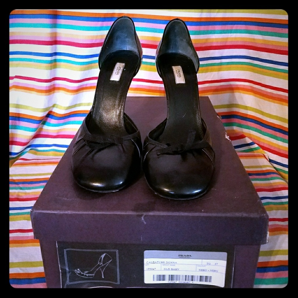 Prada "old baby" heels